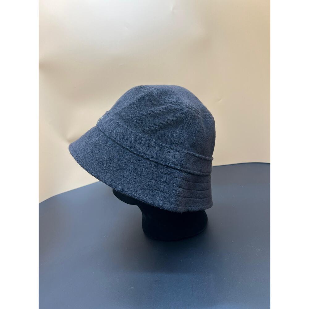 Alo Yoga Terry Beachside Bucket Hats Unisex One Size Black Cotton Outdoor Summer - Picture 6 of 7